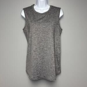 Athleta Heather‎ Gray Relaxed Fit Workout Tank - Size S Tall